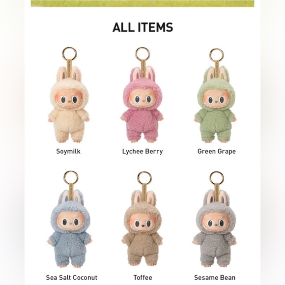 Authentic Pop Mart Labubu-Exciting Macaron -Sesame Bean - Picture 5 of 5